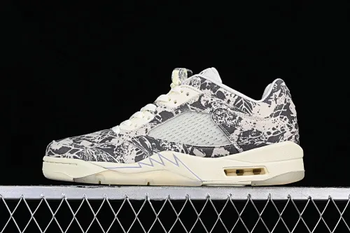 All categories Air Jordan Jordan series basketball shoes Air Jordan 5 Air Jordan 5 Low "Expression" AJ5 Joe 5 suede white low-top basketball shoes DA8016-100